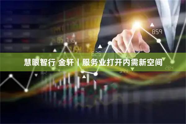 慧眼智行 金轩丨服务业打开内需新空间